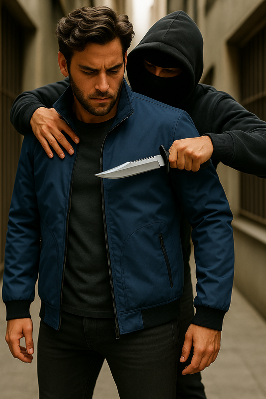 AMBOSS APPAREL® SentinelFlex Jacket for Covert Slash Protection | Used in Security, Survival & Work Safety