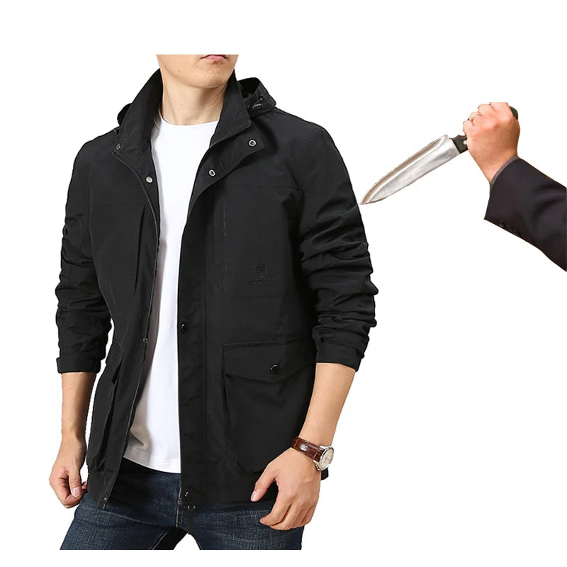 AMBOSS APPAREL® BladeShield Jacket | Hidden Slash Defense in Tactical Sportswear Form