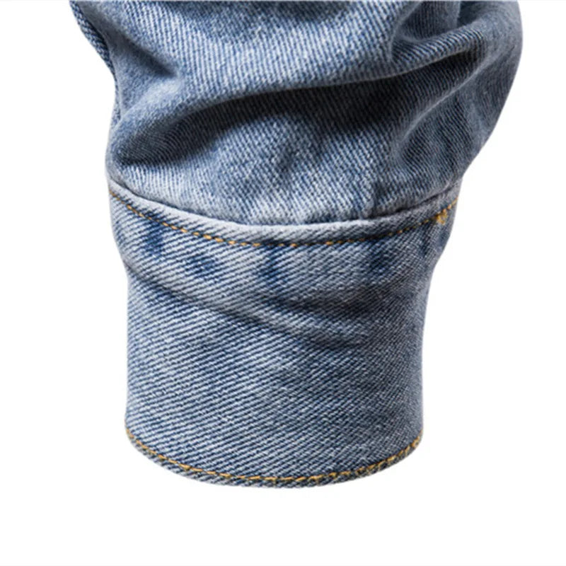 AMBOSS APPAREL® DenimGuard Stichschutzjacke | Moderner Denim. Versteckte Schutzausrüstung.