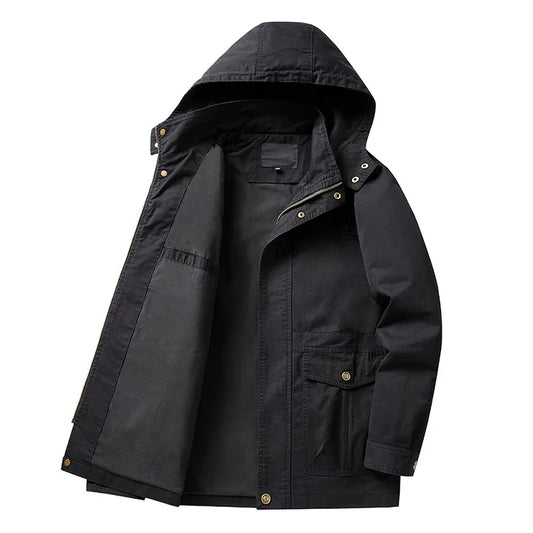 AMBOSS APPAREL® CodeGuard Jacke Unsichtbarer Schnittschutz gegen Messer und Werkzeuge | Entwickelt für unsichtbare Gefahren