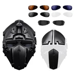 AMBOSS APPAREL® PHANTOMSCHILD Helm | Fullmasken Kopf Schutz