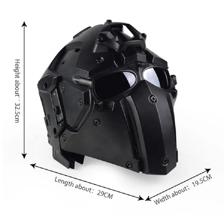 AMBOSS APPAREL® PHANTOMSCHILD Helm | Fullmasken Kopf Schutz