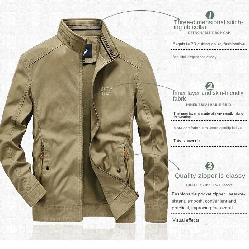 AMBOSS APPAREL® CasualGuard Jacke | Komfort für jeden Tag, verdeckte Schutzausrüstung