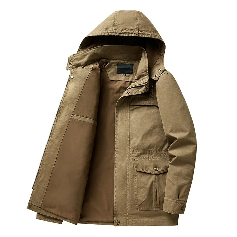 AMBOSS APPAREL® CodeGuard Jacke Unsichtbarer Schnittschutz gegen Messer und Werkzeuge | Entwickelt für unsichtbare Gefahren