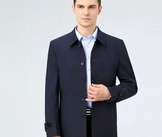 AMBOSS APPAREL® ShieldGuard Mantel | Zuverlässiger Stichschutzmantel für Zivilisten | Leichte, unsichtbare Schutzausrüstung