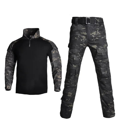 AMBOSS APPAREL® MultiGuard Set | Full-Body Tactical Protection Slash-Resistant Shirt & Pants Combo for Security, Travel, and Tough Terrain