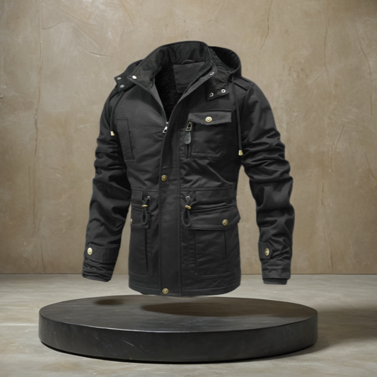 AMBOSS APPAREL® TrenchGuard | Slash-Proof Long Coat for Real Threats