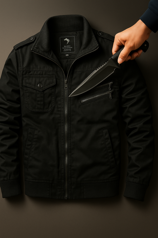 AMBOSS APPAREL® BattleGuard Jacket – Strength You Can Wear | Tactical Knife-Resistant Clothing