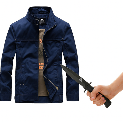 AMBOSS APPAREL® StrikeGuard Jacket Style That Shields | Covert Anti-Cut Jacket Trusted by Civilans and Professionals