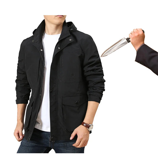AMBOSS APPAREL® BladeShield Jacket – Hidden Slash Defense | Flexible Anti-Cut Sports Outerwear