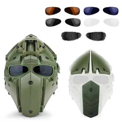 AMBOSS APPAREL® PHANTOMSCHILD Helm | Fullmasken Kopf Schutz
