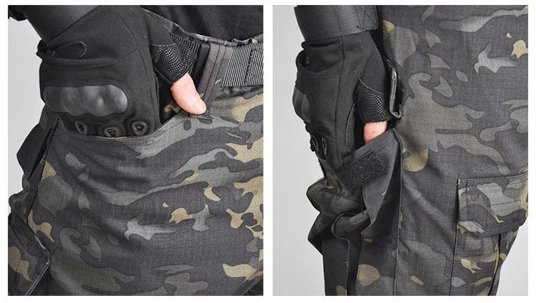 AMBOSS APPAREL® MultiGuard Set | Full-Body Tactical Protection Slash-Resistant Shirt & Pants Combo for Security, Travel, and Tough Terrain