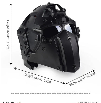 AMBOSS APPAREL® PHANTOMSCHILD Helm | Fullmasken Kopf Schutz