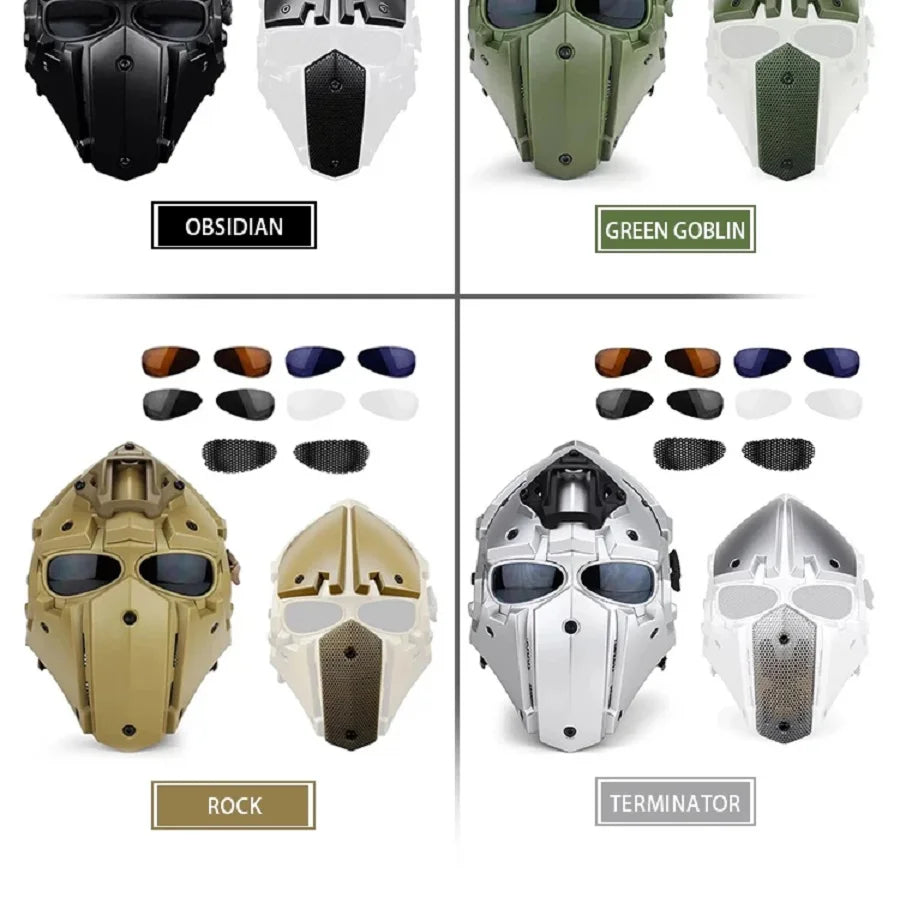 AMBOSS APPAREL® PHANTOMSCHILD Helm | Fullmasken Kopf Schutz