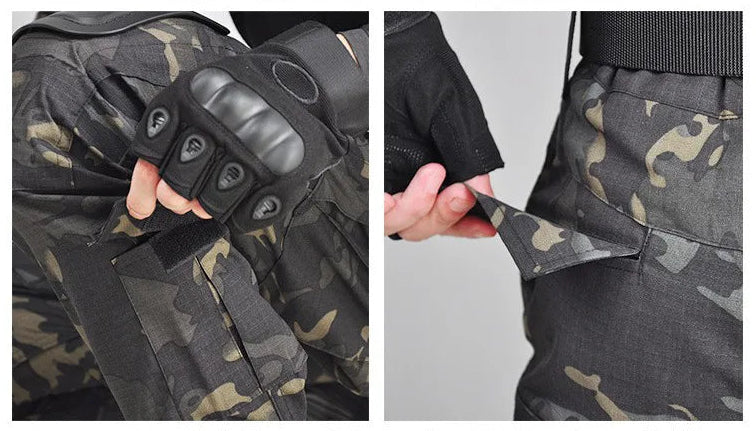 AMBOSS APPAREL® MultiGuard Set | Full-Body Tactical Protection Slash-Resistant Shirt & Pants Combo for Security, Travel, and Tough Terrain