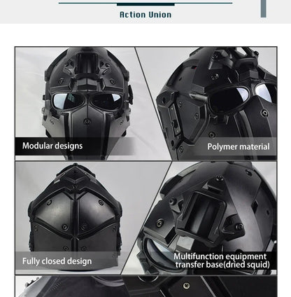 AMBOSS APPAREL® PHANTOMSCHILD Helm | Fullmasken Kopf Schutz