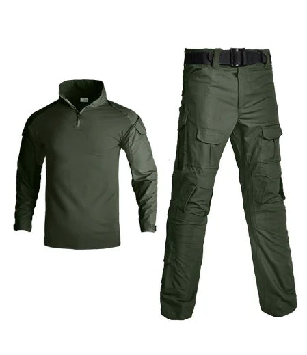 AMBOSS APPAREL® MultiGuard Set | Full-Body Tactical Protection Slash-Resistant Shirt & Pants Combo for Security, Travel, and Tough Terrain