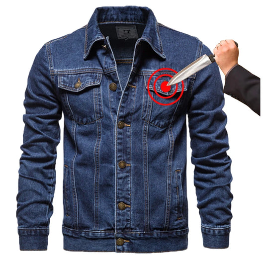AMBOSS APPAREL® DenimGuard Stichschutzjacke | Moderner Denim. Versteckte Schutzausrüstung.