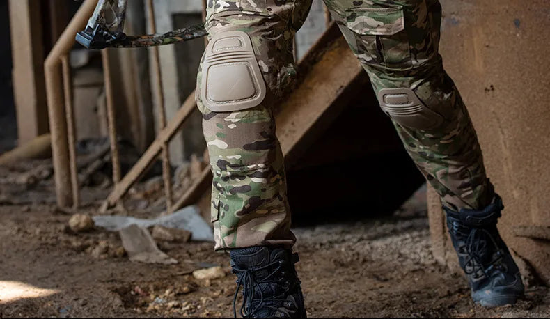 AMBOSS APPAREL® MultiGuard Set | Full-Body Tactical Protection Slash-Resistant Shirt & Pants Combo for Security, Travel, and Tough Terrain