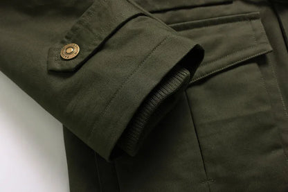AMBOSS APPAREL® TrenchGuard | Slash-Proof Long Coat for Real Threats