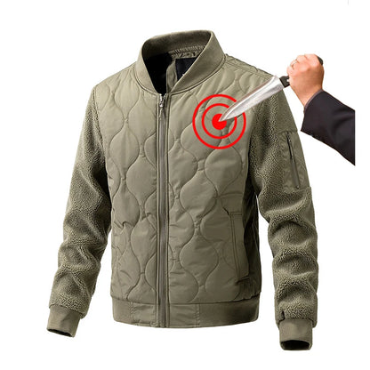 AMBOSS APPAREL® UrbanGuard Anti-Stab Fashion Jacket for Civilian & Tactical Use | Comfortable Cotton. Concealed Protection.